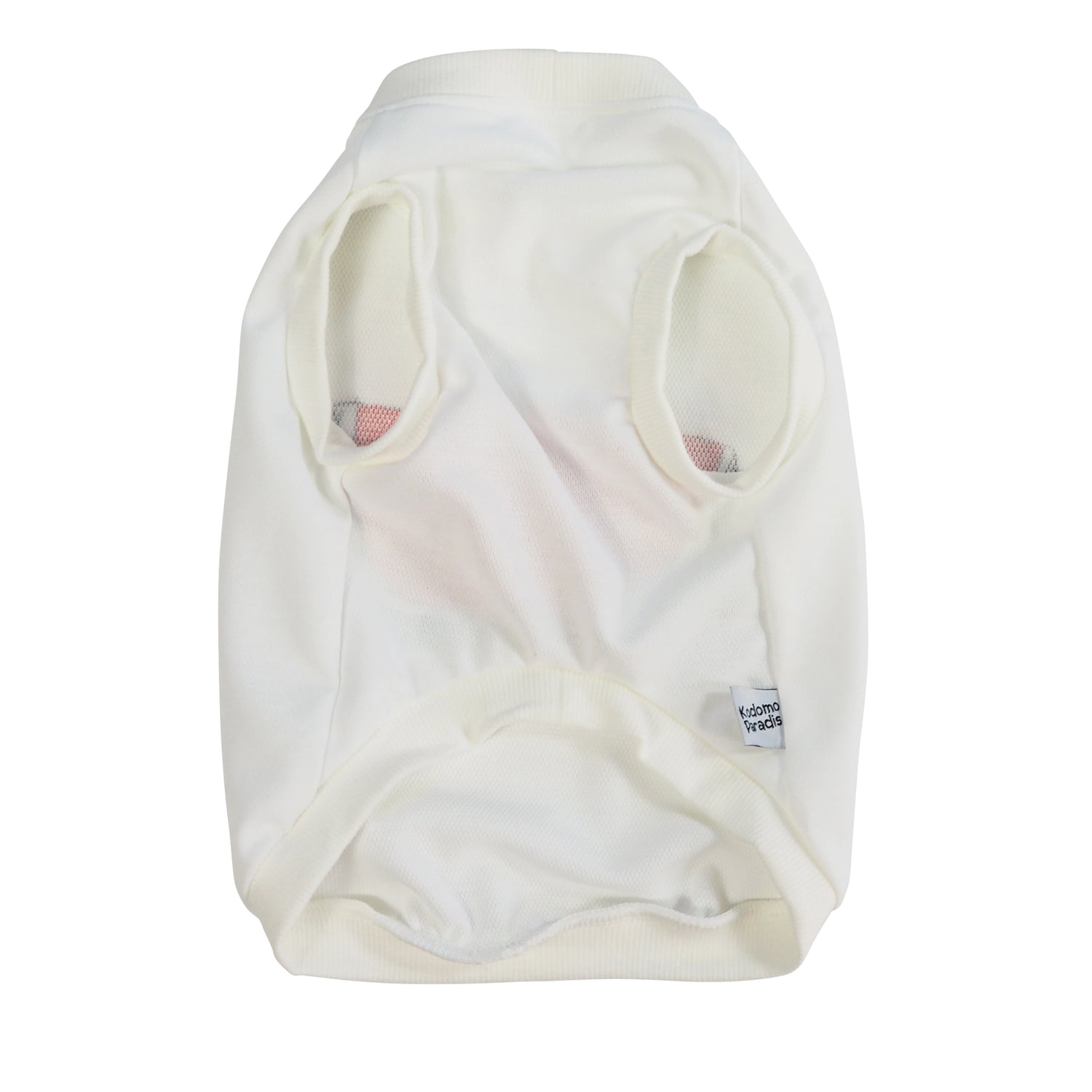 DOGすいかドライTシャツ 袖なし White あか