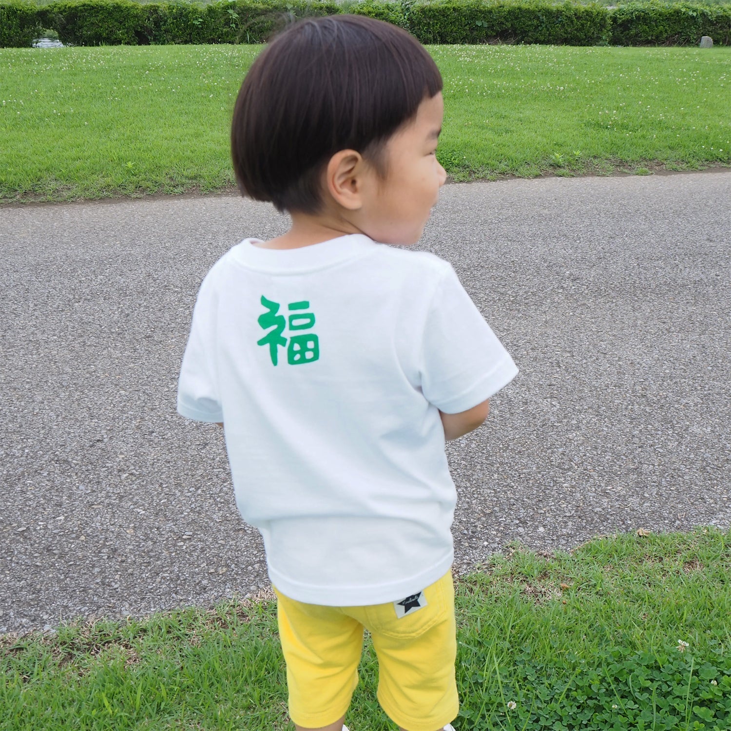だるま キッズ Tシャツ 蛍光ピンク