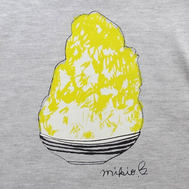 かき氷メンズTシャツ レモン