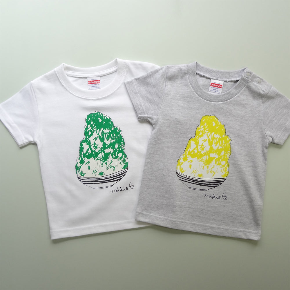 かき氷キッズTシャツ  レモン