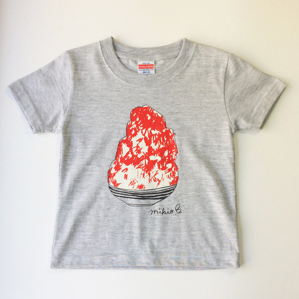 かき氷キッズTシャツ イチゴ