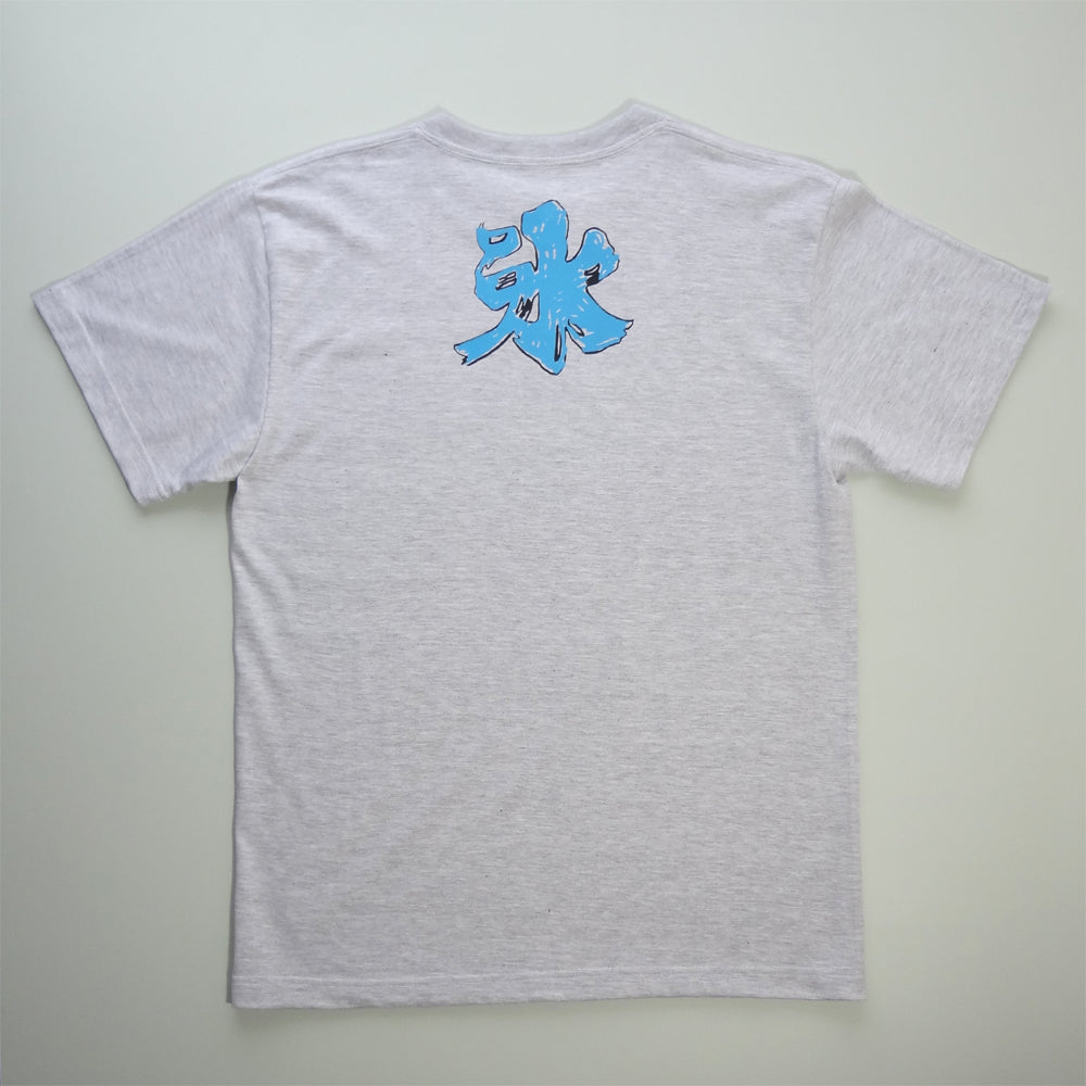 かき氷メンズTシャツ ブルーハワイ