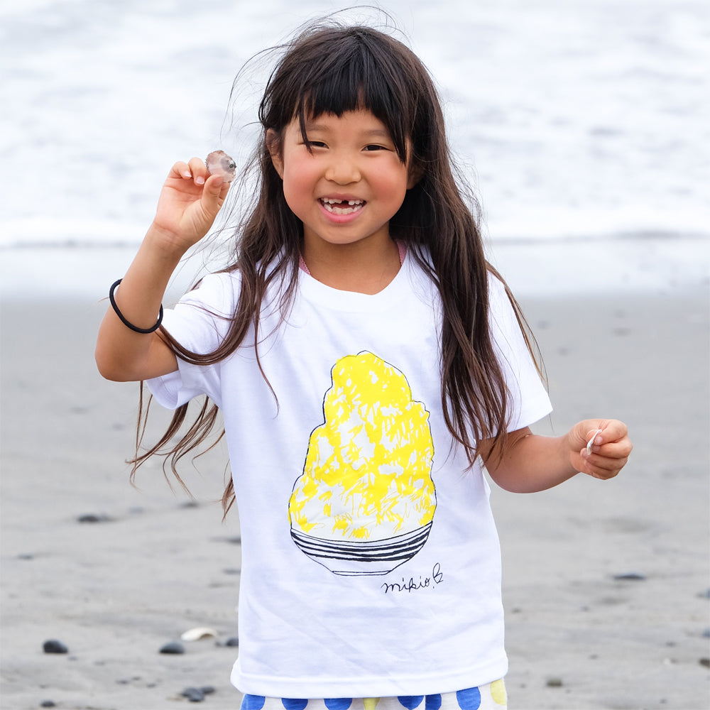 かき氷キッズTシャツ  レモン