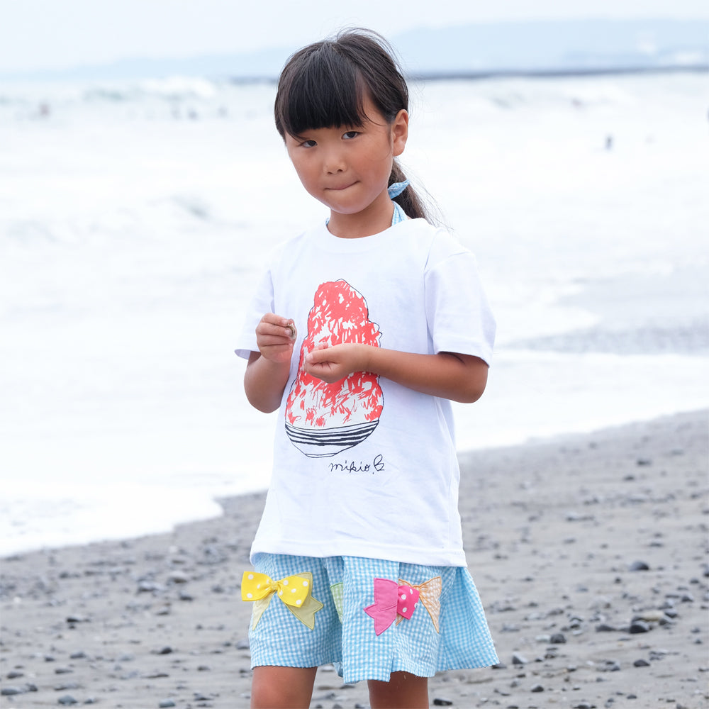 かき氷キッズTシャツ  イチゴ