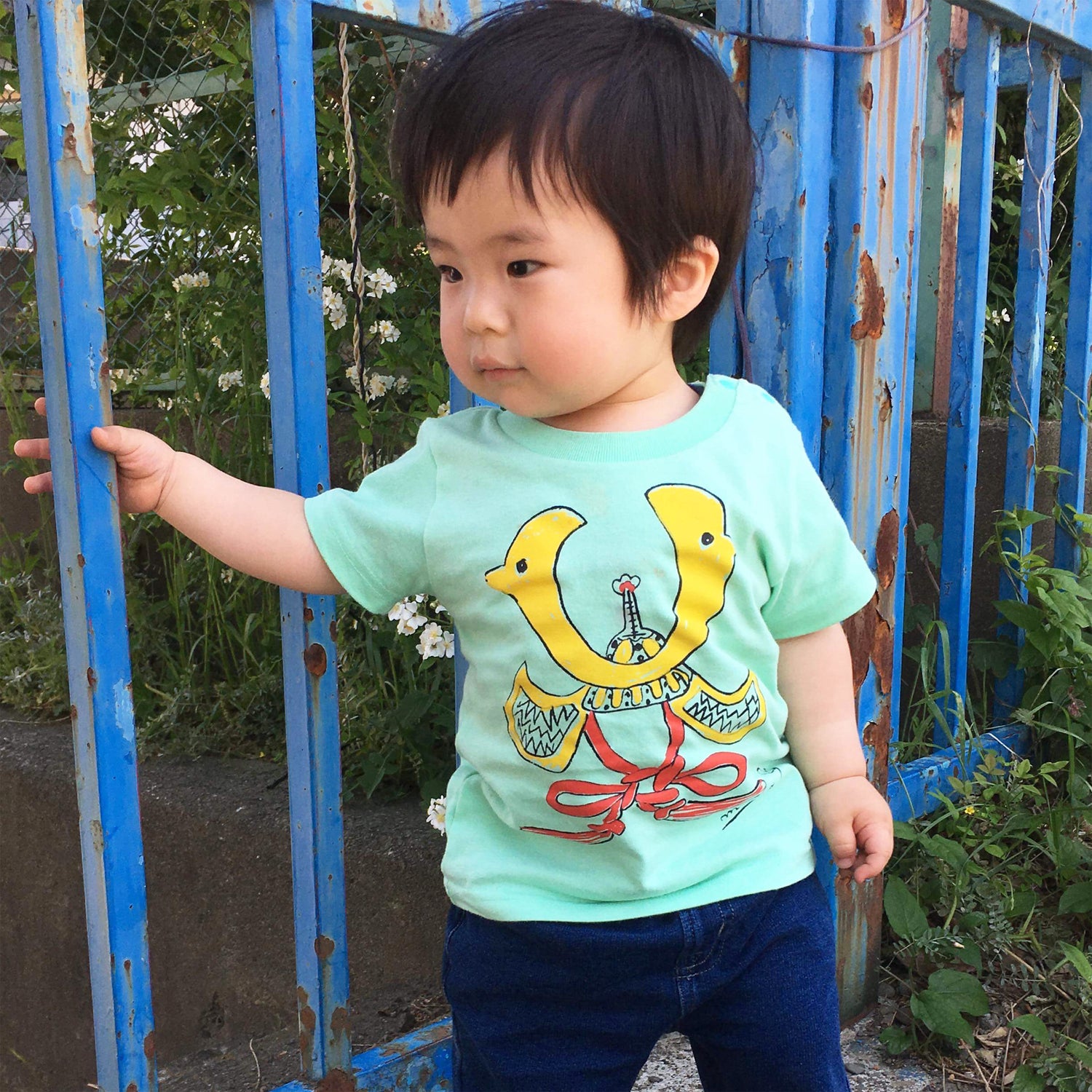 かぶとベビーTシャツ