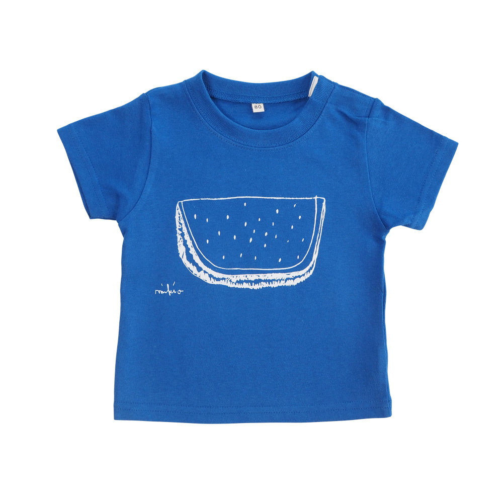 モノクロすいかベビーTシャツ