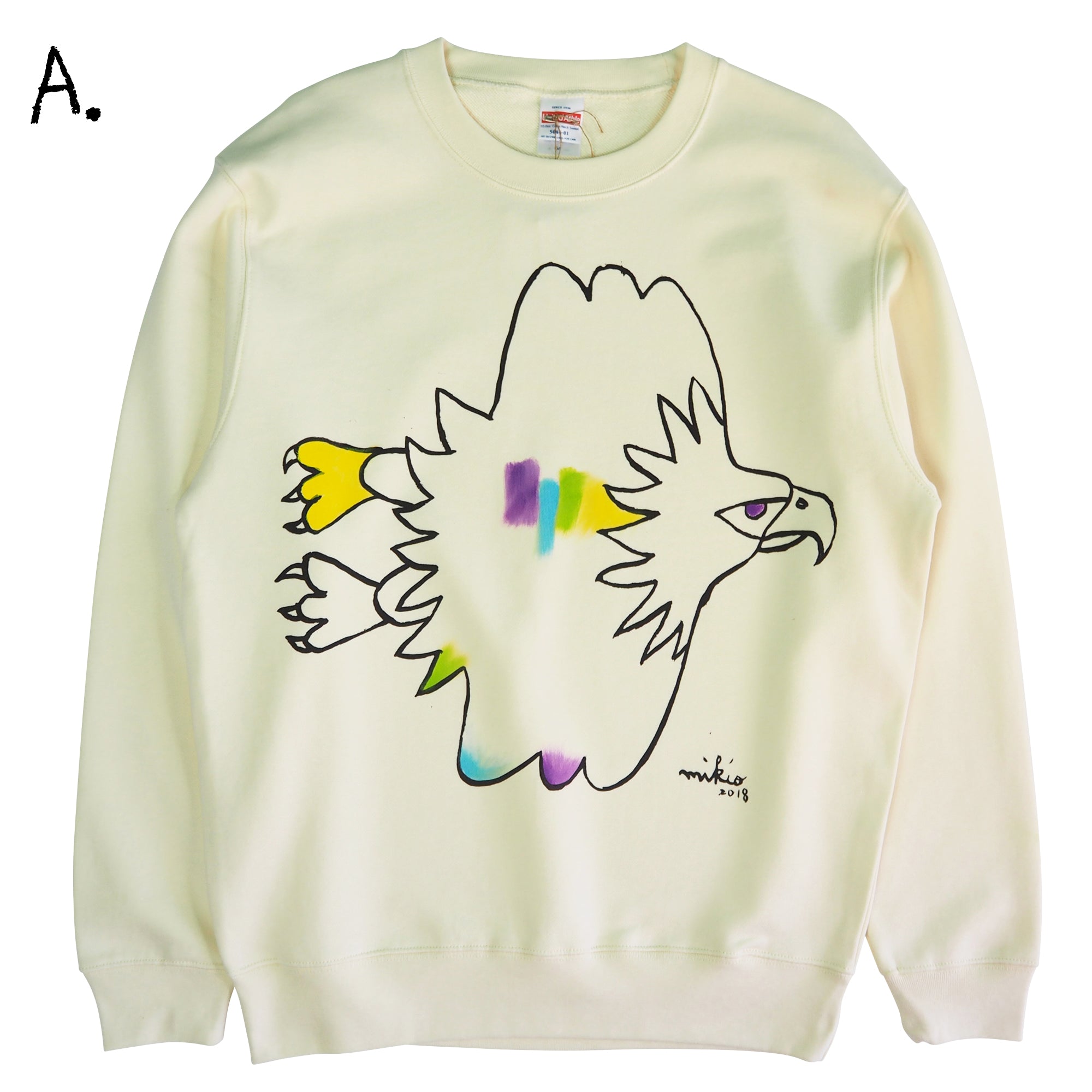 Mikioのはくとうわしトレーナー大人用 Msize-A