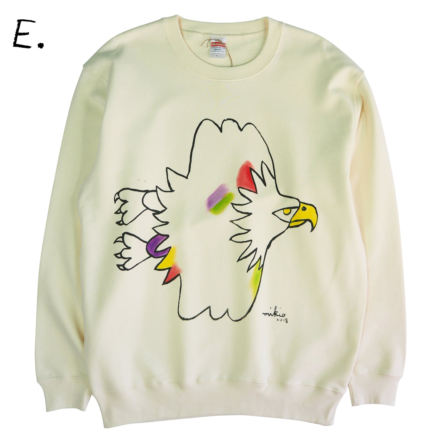 Mikioのはくとうわしトレーナー大人用 Lsize-E