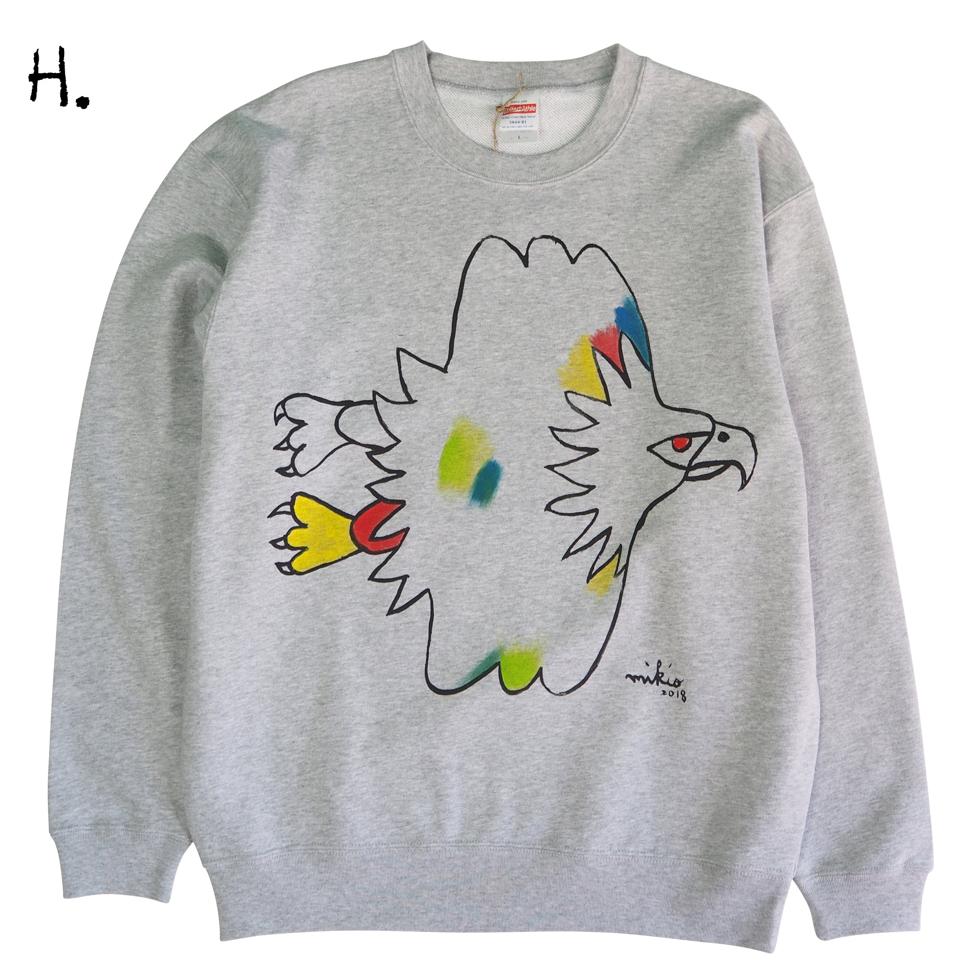 Mikioのはくとうわしトレーナー大人用 Lsize-H