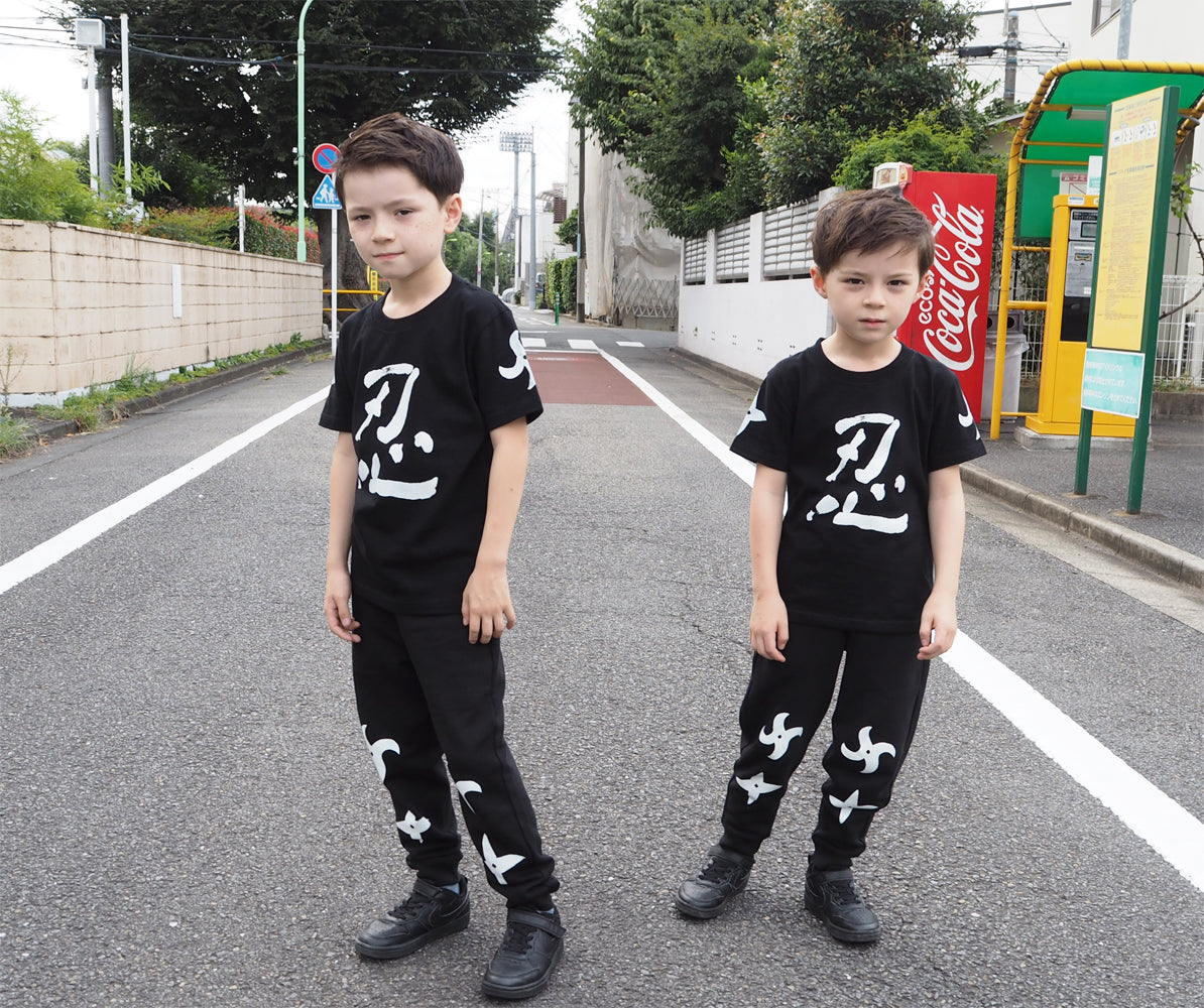 忍者 Shinobi キッズZipパーカー