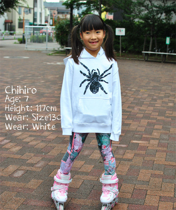 タランチュラキッズパーカー White