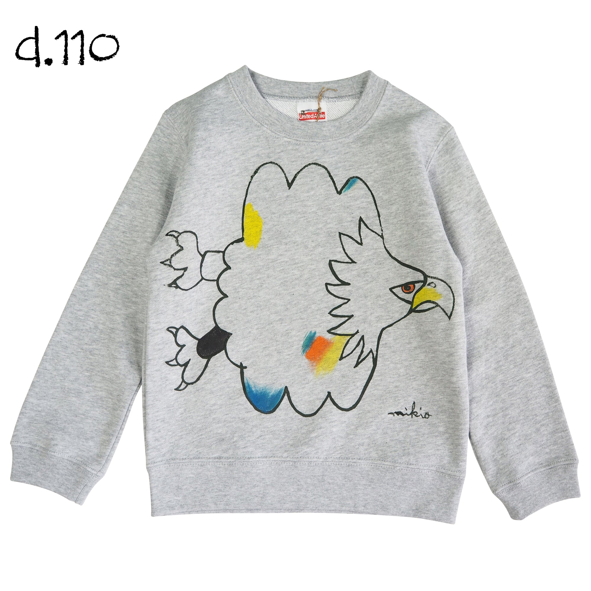 Mikioのはくとうわしトレーナー キッズ110サイズ-d