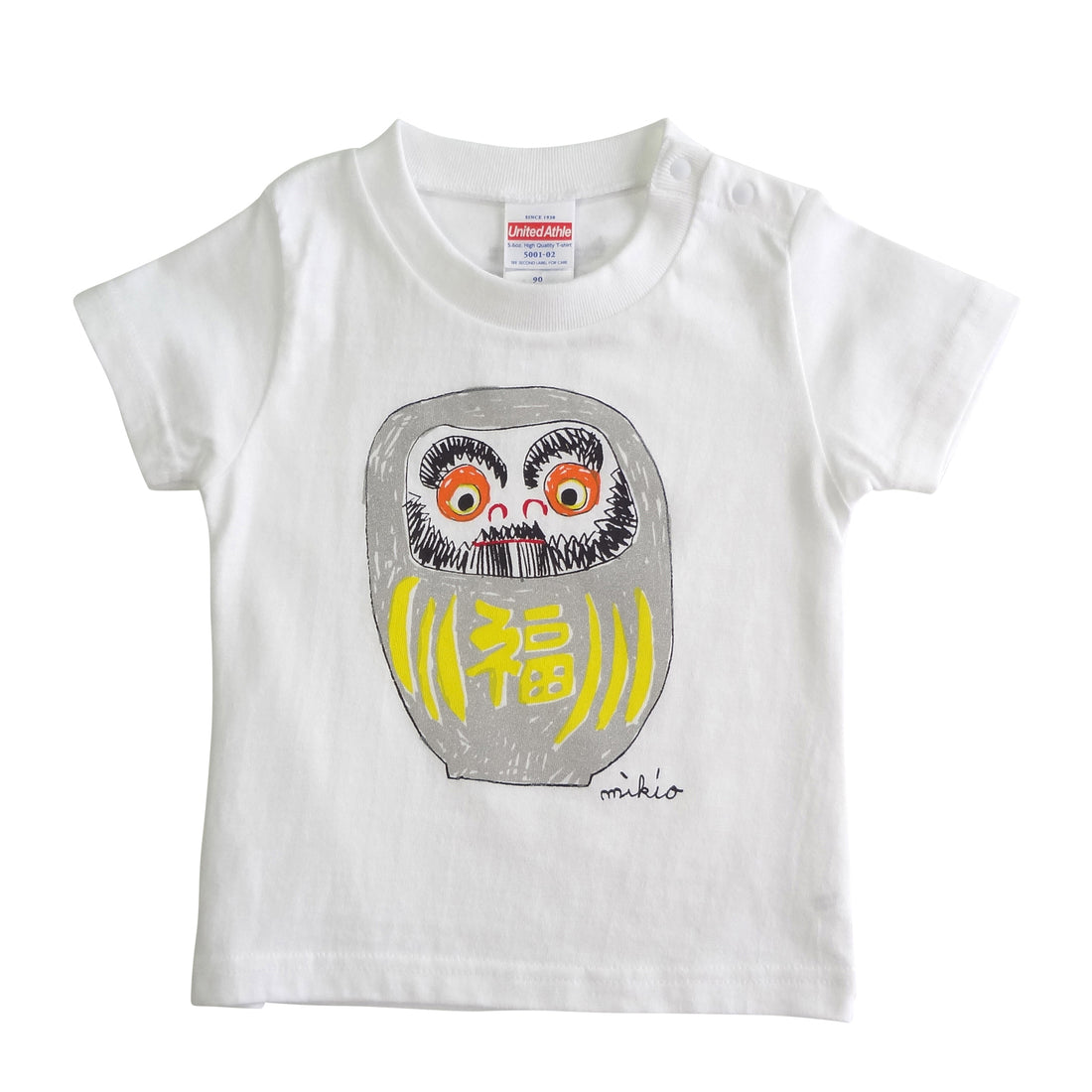 だるま ベビー tシャツ 金 銀