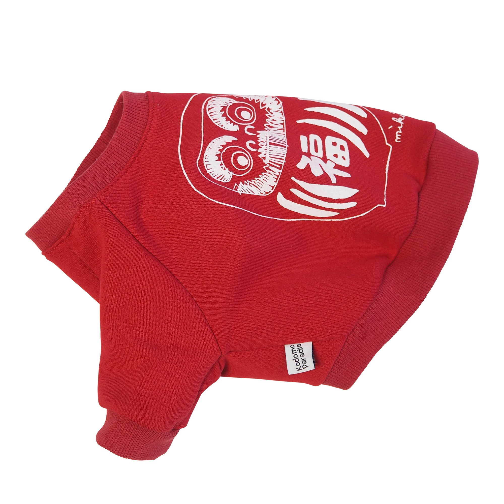DOGだるま長袖スウェット Red