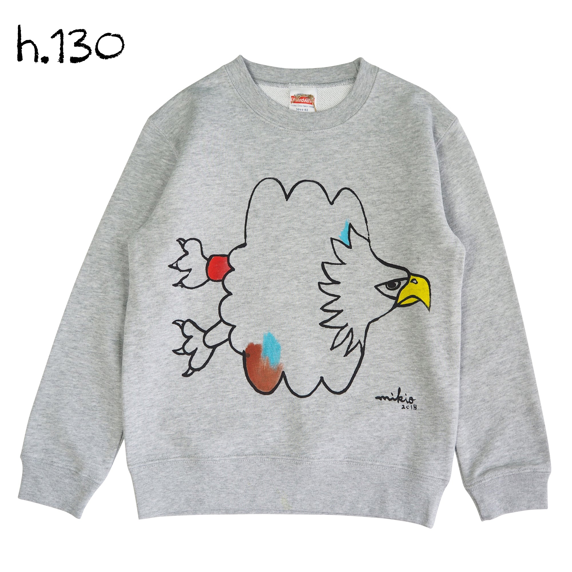 Mikioのはくとうわしトレーナー キッズ130サイズ-h