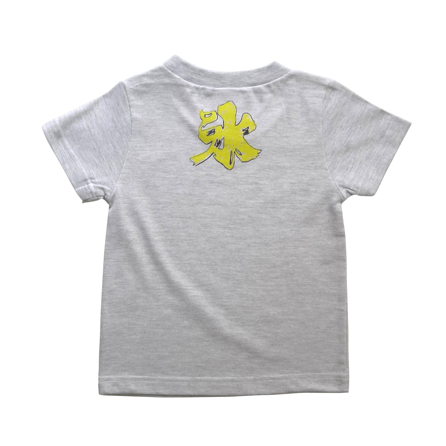 かき氷ベビーTシャツ Ash