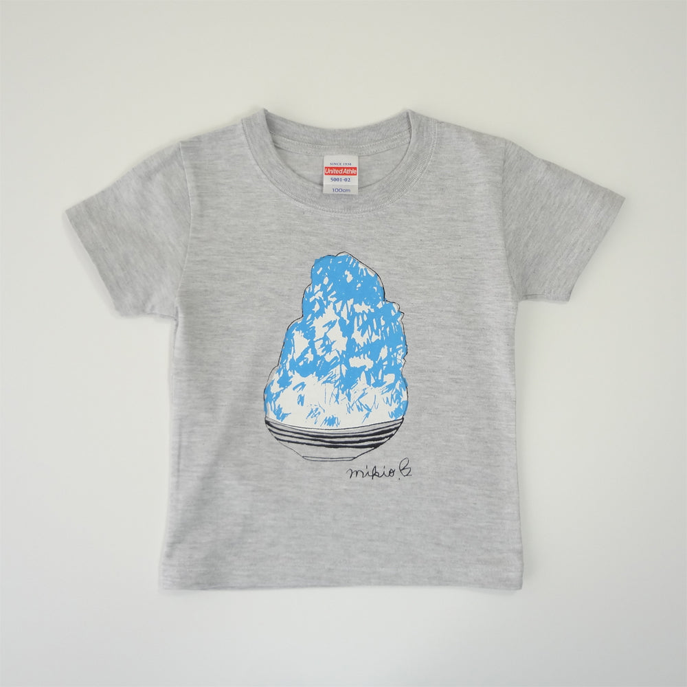 かき氷キッズTシャツ ブルーハワイ
