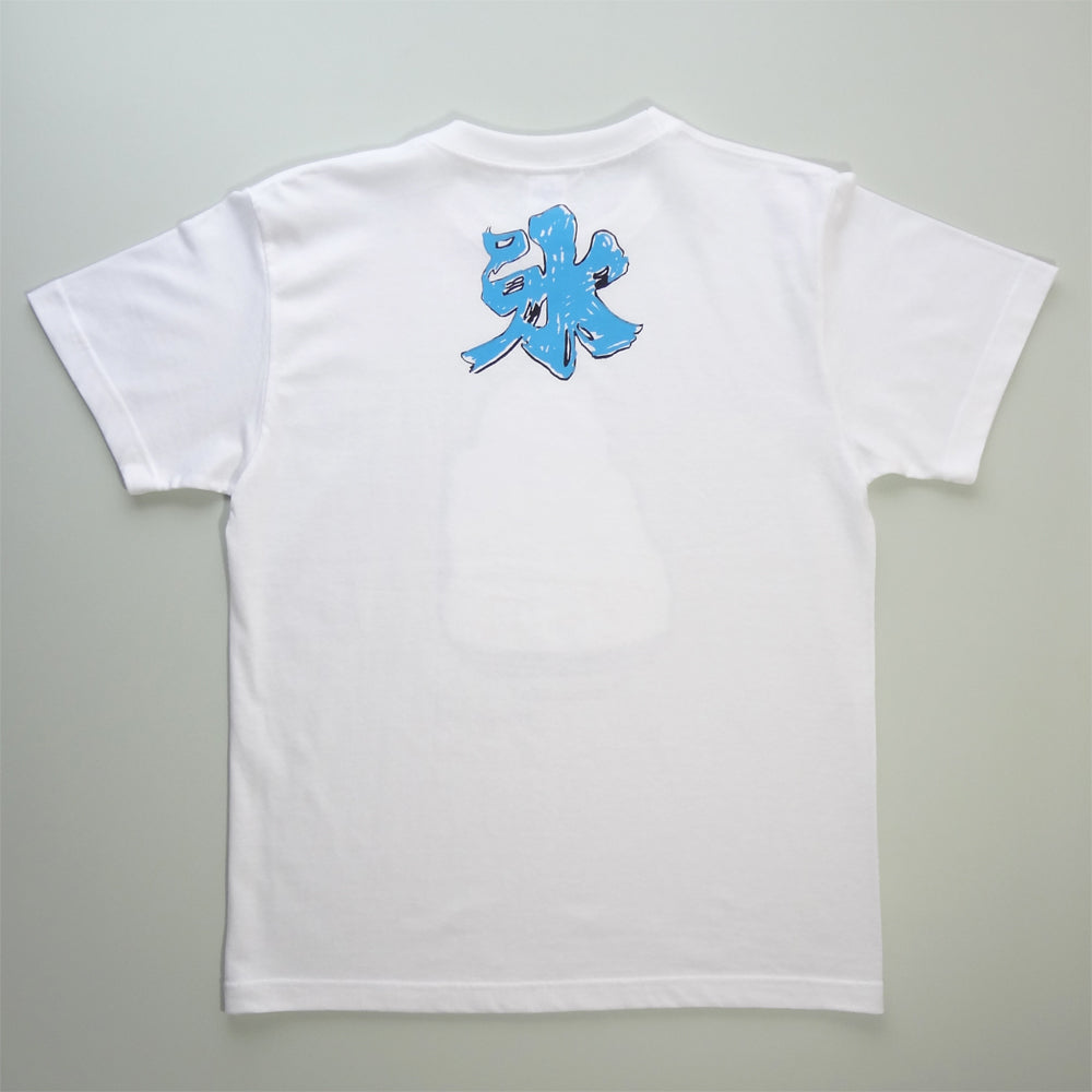 かき氷メンズTシャツ ブルーハワイ