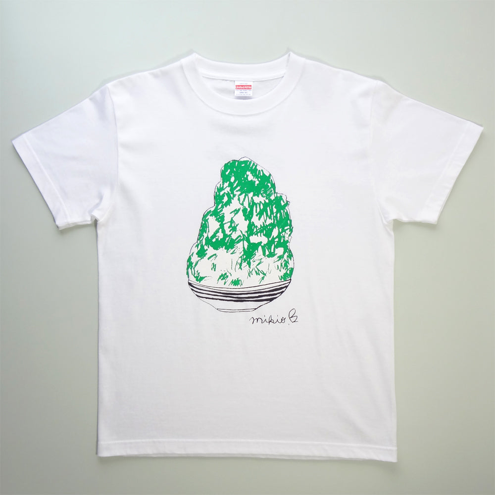 かき氷メンズTシャツ メロン