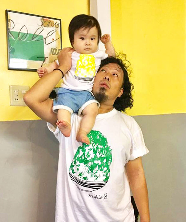 かき氷メンズTシャツ メロン