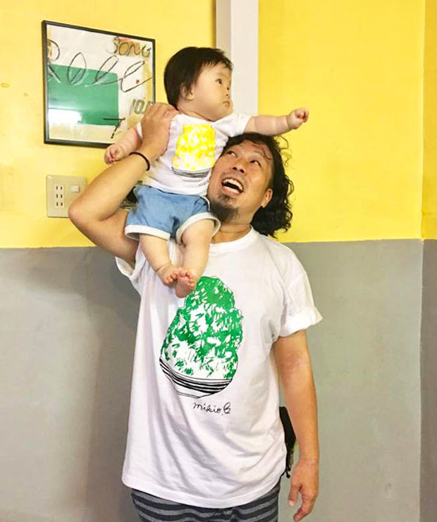かき氷メンズTシャツ メロン