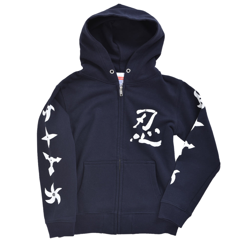 忍者 Shinobi キッズZipパーカー