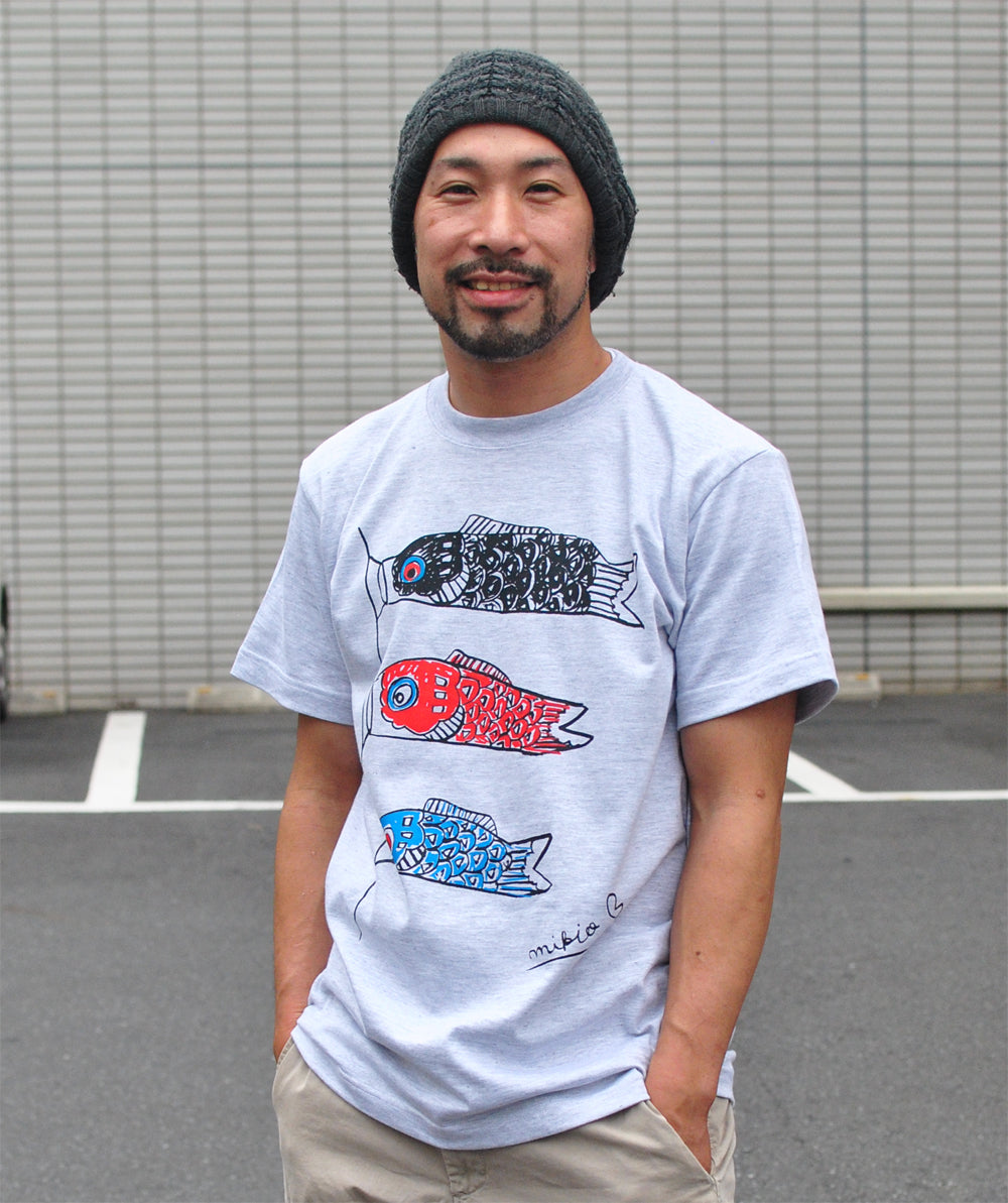 こいのぼりメンズTシャツ
