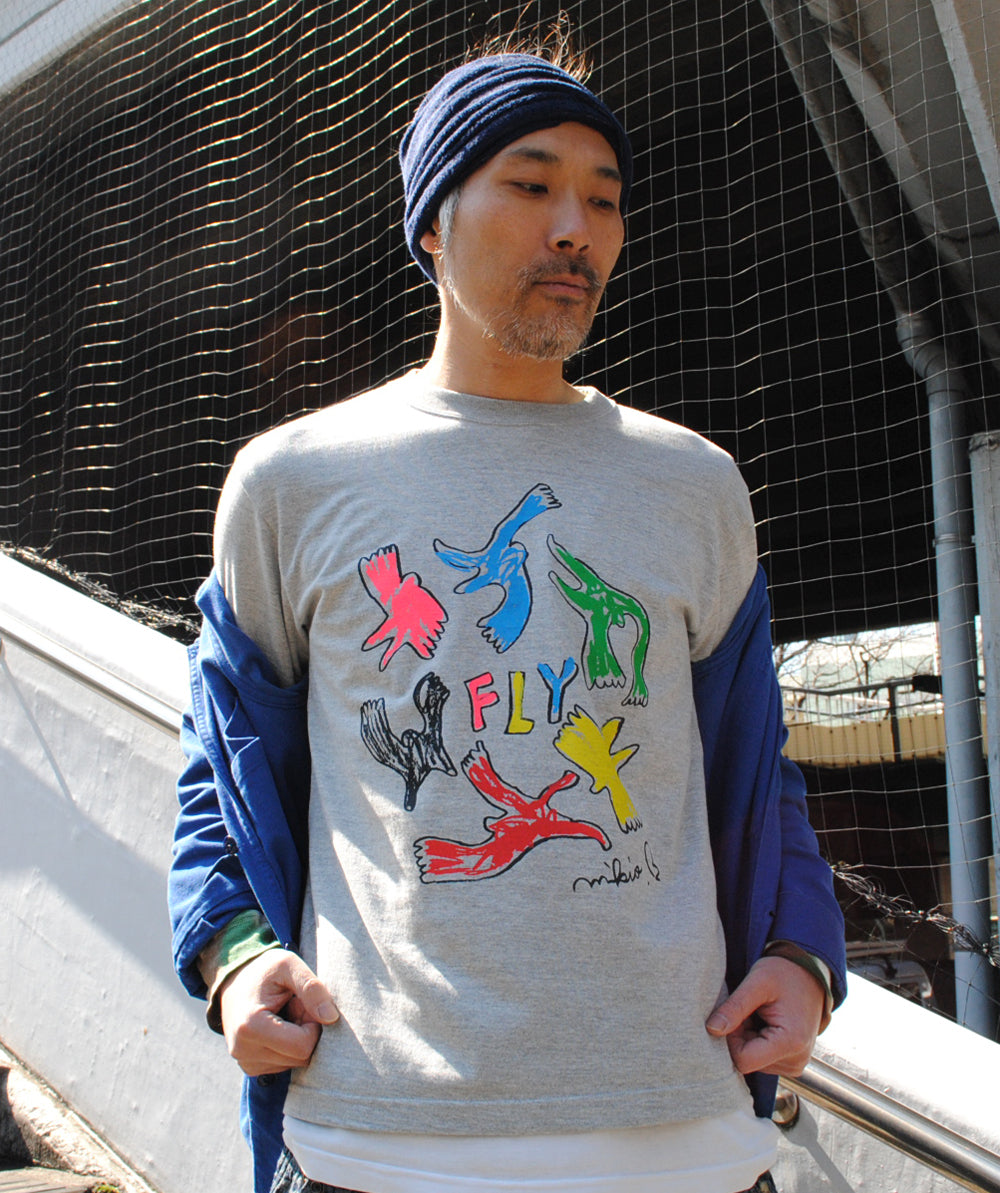 FLYメンズTシャツ Gray
