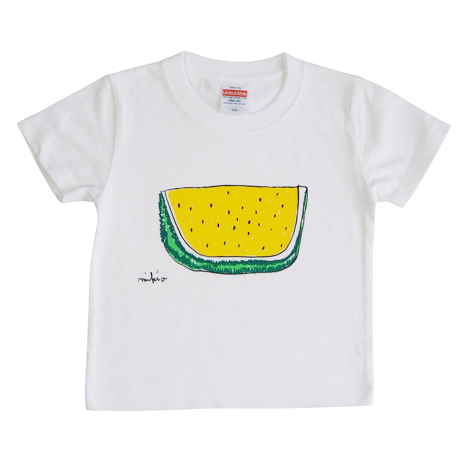 すいかキッズTシャツ きいろ