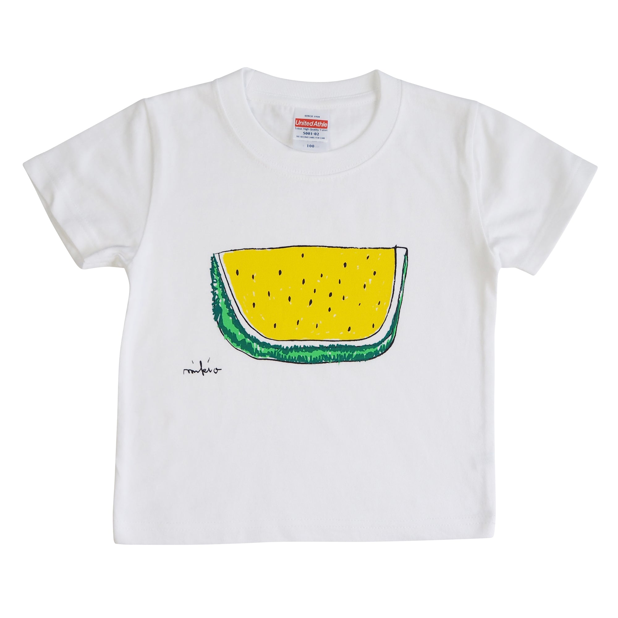 すいかキッズTシャツ きいろ