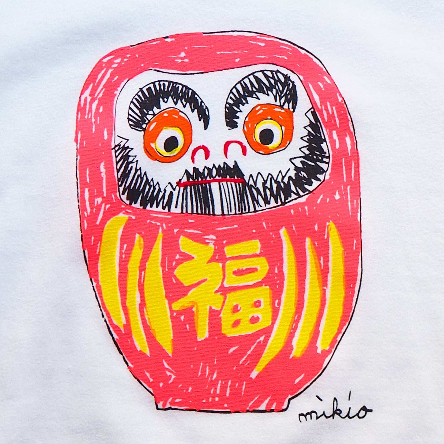 だるま メンズ tシャツ
