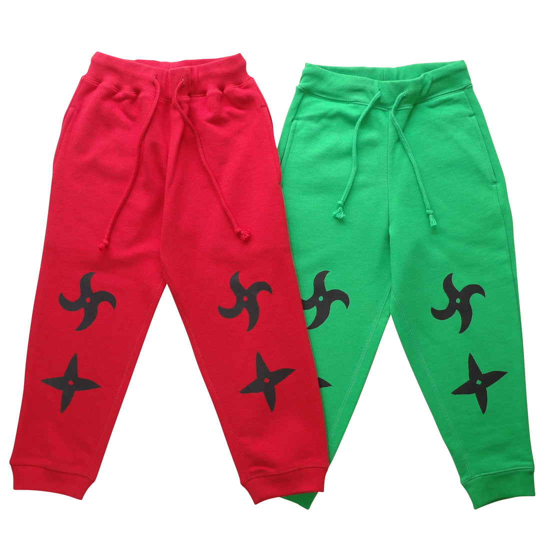 Ninja SHINOBI Shuriken-printed Kids Sweat Pants