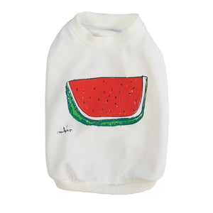 Watermelon DRY Dog's T-shirt White