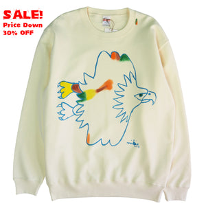 Mikio's  Bald Eagle Adult Sweatshirt Lsize-F