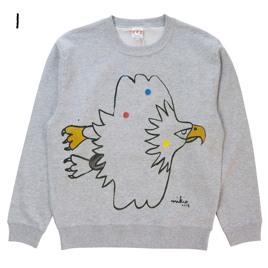 Mikio's  Bald Eagle Adult Sweatshirt Ssize-I