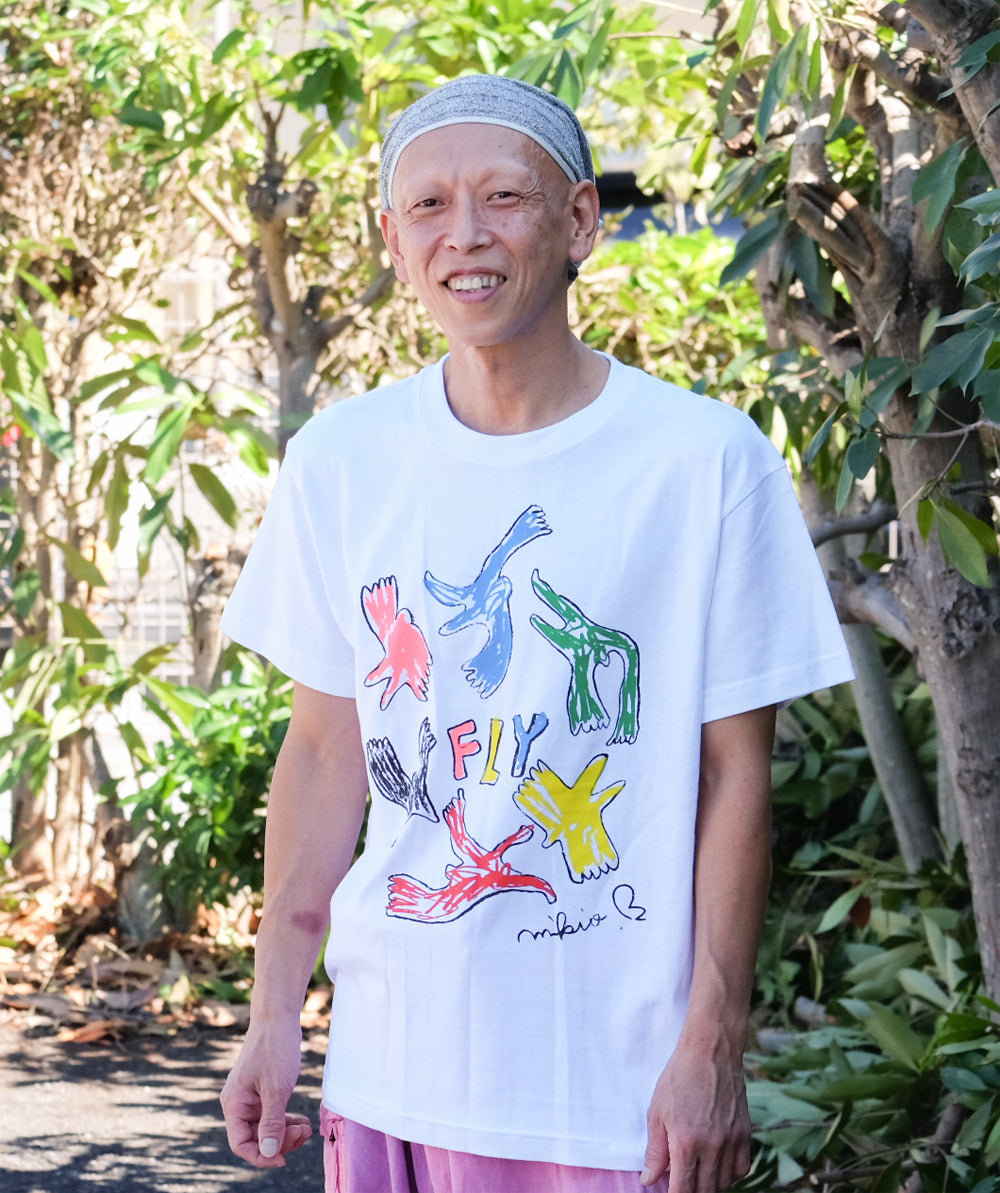 FLYメンズTシャツ White