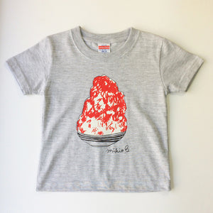 Shaved Ice Kid's T shirt Strawberry Ash