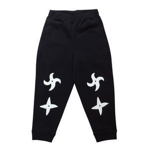 Ninja SHINOBI Kanji-printed Kids Sweat Pants