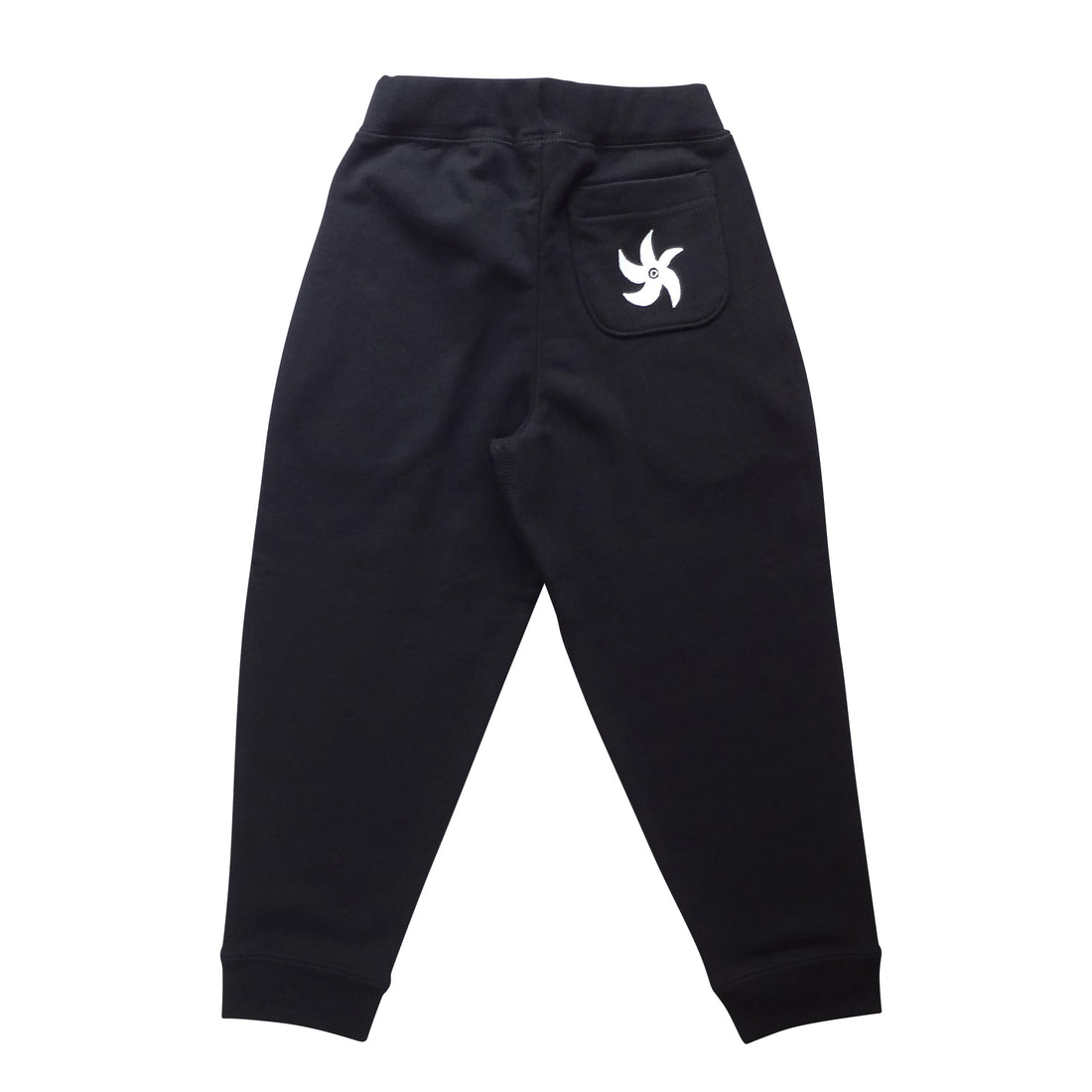 Ninja SHINOBI Kanji-printed Kids Sweat Pants Black