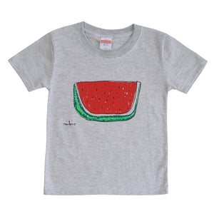 Watermelon Kid's T shirt Ash